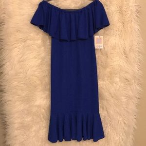 Lula Roe CiCi Dress - Off the shoulder